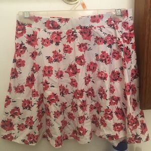 Floral Mini Skirt